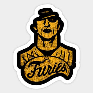 Baseball Furies ORANGE VINTAGE Sticker